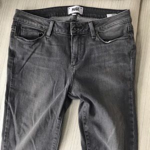 Paige Verdigo Ultra Skinny Jeans in Gray.